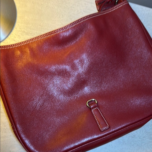 Coach Red Leather Shoulder Bag - Picture 8 of 11